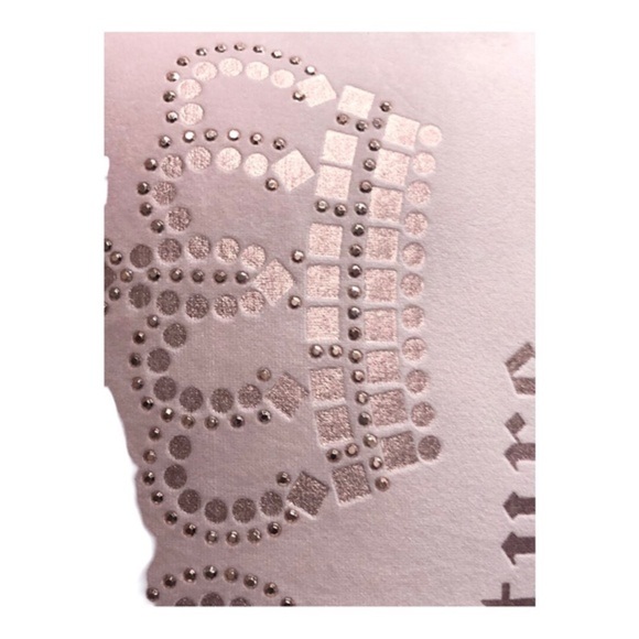 Juicy Couture soft pink & pink‎ metallic 3 crown studded rectangle decor pillow - Picture 6 of 13